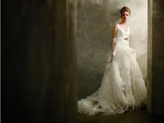 Vera Wang聯合Davids Bridal 平價婚紗系列高清圖片