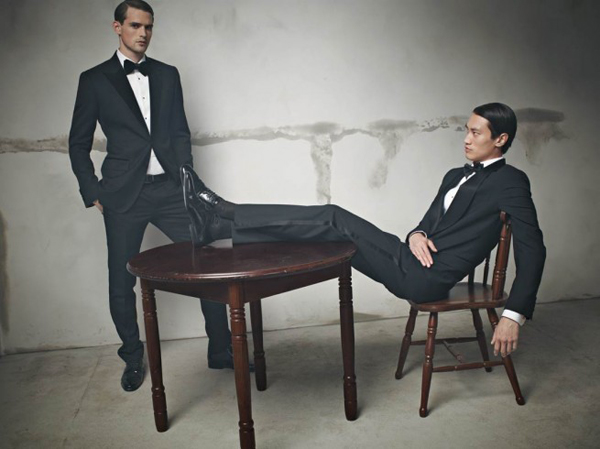 Dolce & Gabbana 秋冬紳士晚禮服廣告 高清圖片