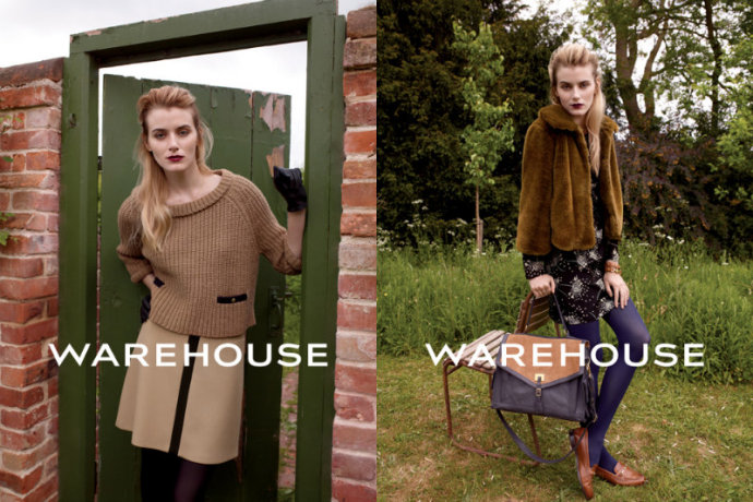 Warehouse 2011秋冬系列廣告 高清圖片